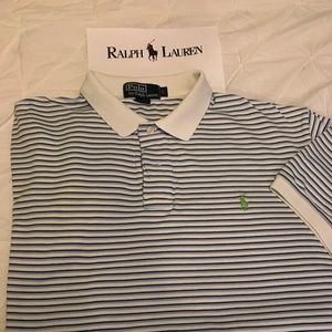 Ralph Lauren Polo white striped! XL great conditio